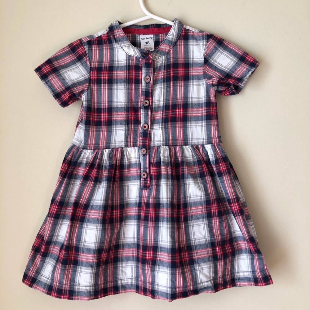 Carters ✨ Plaid Dress